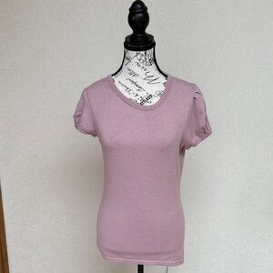 SPRING CLEANING! Women’s Lilac Short-Sleeve Sweater